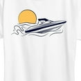 thumbnail image 3 of Instant Message - Speed Boat - Women's Short Sleeve Graphic T-Shirt, 3 of 6