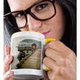 thumbnail image 2 of 3drose, Usa, Washington, San Juans, Stuart Island, Prevost Harbor - Us48 Mfr0028 - Mfr, 11oz Two-tone Yellow Mug, 2 of 6