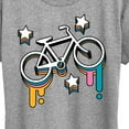 thumbnail image 3 of Instant Message - Colorful Bike - Retro - Vintage - Women's Short Sleeve Graphic T-Shirt, 3 of 6