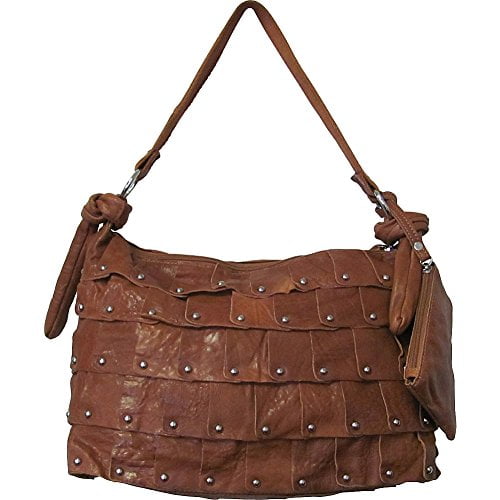 AmeriLeather - Amerileather Miao Leather Handbag - Walmart.com ...