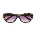 thumbnail image 5 of Women’s Cat-Eye Reading Sunglasses with Full Magnification & UV Protection - Stylish Outdoor Readers - Honey Tortoise - 1.75, 5 of 6