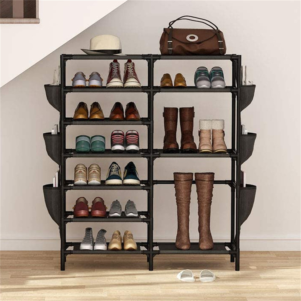 7Tier Shoe Rack for Entryway Closet, 2528 Pairs Tall Garage Shoe Rack