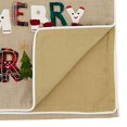 thumbnail image 3 of Fennco Styles Merry Christmas Cotton Table Runner 16" W x 72" L - Natural Festive Table Cover for Home Décor, Dining Table, Banquet, Holiday and Special Occasion, 3 of 3