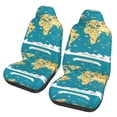 thumbnail image 2 of Haiem World Map With Landmarks Printed Car Seat Covers Set of 2, Universal Fit Car Seat Covers,Protective Seat Covers,Comfortable Car Seat Covers, Easy Installation Seat Covers, Vehicle Seat Covers, 2 of 9