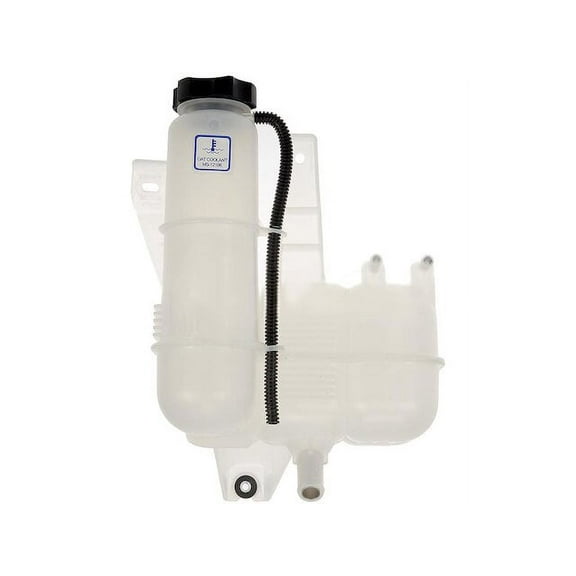 Engine Coolant Expansion Tank Reservoir with Cap - Compatible with 2014 - 2019 Ram 2500 6.4L V8 2015 2016 2017 2018
