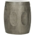 thumbnail image 4 of Safavieh Zuri Outdoor Modern Concrete Round Accent Table - Dark Grey, 4 of 6