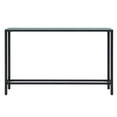 thumbnail image 4 of SEI Furniture Darrin 56" Glass Top Console Table in Black, 4 of 5