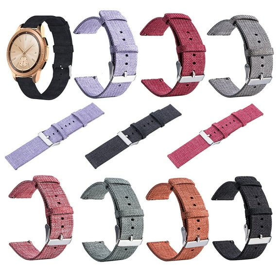 CTIRCHIU Nylon Canvas Watch Band Replacement Strap For Men Women 42mm Any Occasion 1Pcs