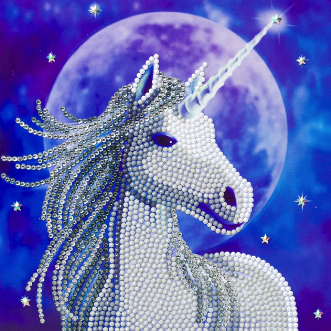Unicorn Full Moon Diamond Art Kit - Crystal Painting & Crafts