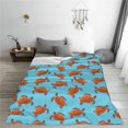 thumbnail image 5 of Sikiie Turtle Ultra-Soft Micro flannel Blanket Luxury All Seasons Warm Blanket for Bedding Sofa and Travel (4 sizes)-80"x60", 5 of 7