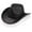 Black, variant on MEICHEN Cowboy Hat for Women Elegant Wide Brim Shiny Tassel Dating Hat Plain Sun Hat Black
