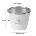 thumbnail image 4 of Vasos para 50 Ml Portátiles Apilables Senderismo Pesca Escalada () Blanco, 4 of 7