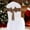 Coffee, variant on Hvmvliv Stretchable Chair Bow Decoration 15.75 Inch - Polyester Ribbon Tie for Christmas Valentine's Day Party, 8 Colors, Easy Install, Chair Cover Not Included Red