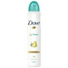 Dove Go Fresh Pear & Aloe Vera Anti-Perspirant Deodorant Aerosol 250ml - European Version NOT North American Variety - Imported from United Kingdom by Sentogo - SOLD AS A 2 PACK