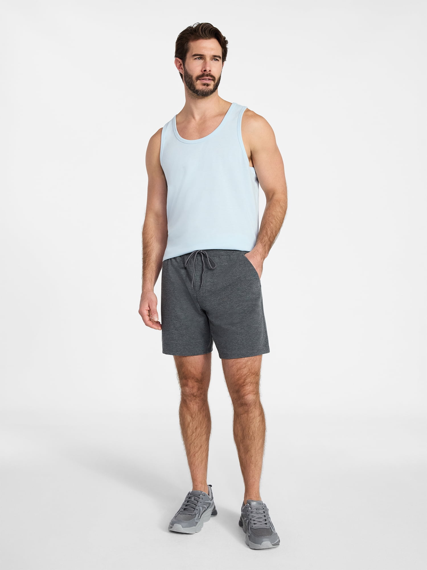 Athletic Works Men's and Men's Big & Tall Tri-Blend Tank Top, Sizes XS-4XLT