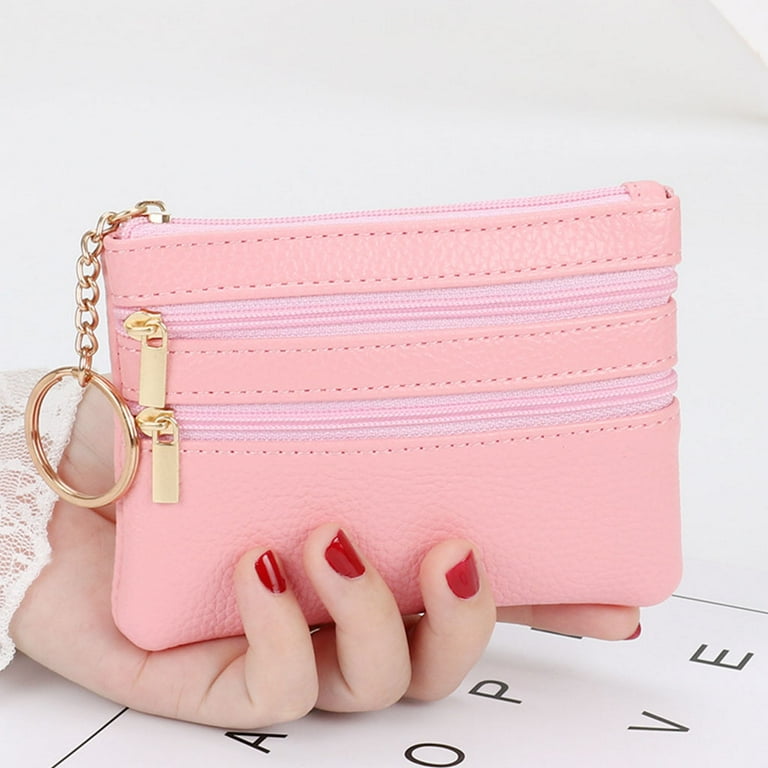  GPWDSN Ladies Small Wallet Women's Mini Wallet PU Leather Wallet  Coin Card Holder Lady's Pocket Small Purse (B,26x15x9cm) : Everything Else