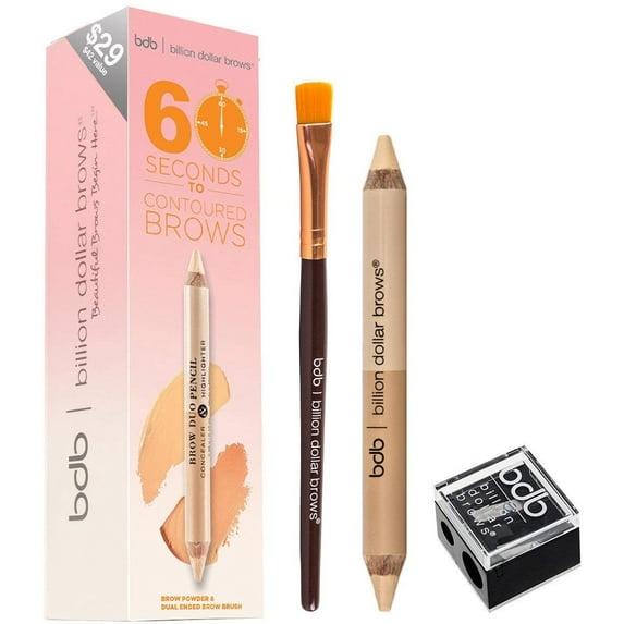 Billion Dollar Brows Billion Dollar Brows Kit, 60 Seconds To Contoured 1 ea