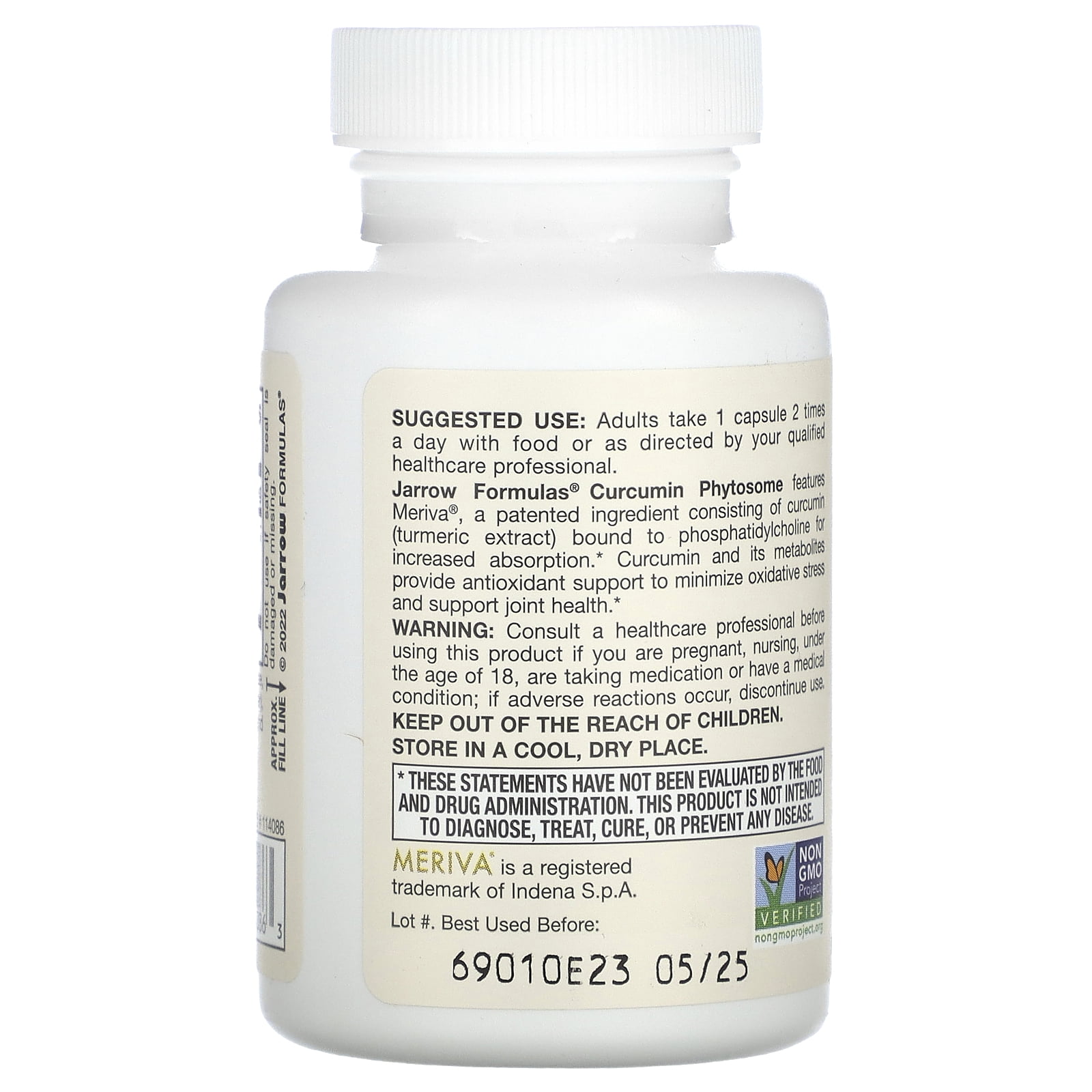 Jarrow Formulas Curcumin Phytosome, 500 mg, 60 Veggie Capsules