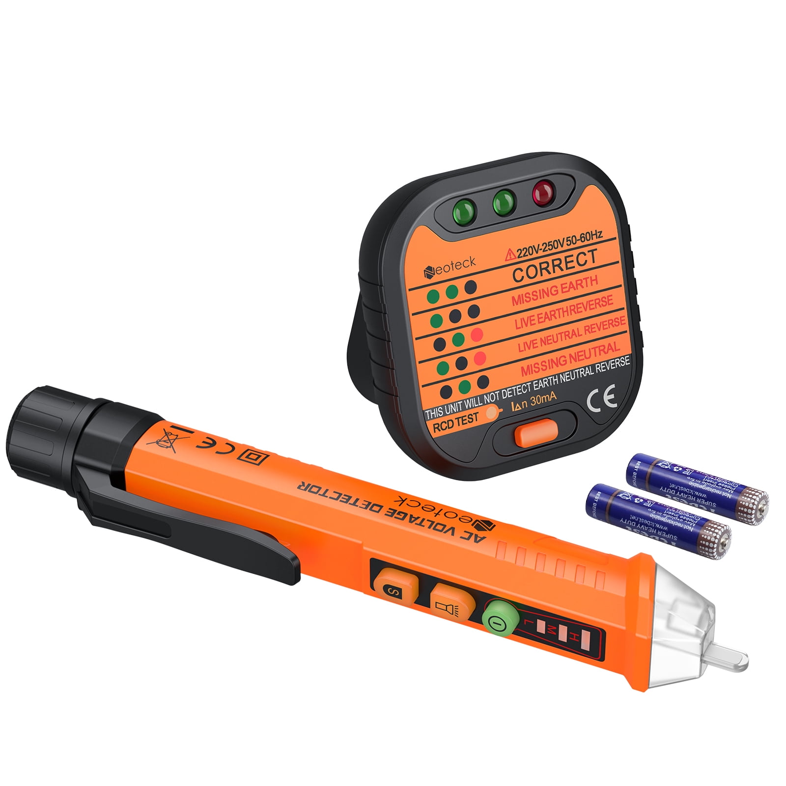 Neoteck Noncontact 121000V AC Voltage Detector Tester Pen Electrical