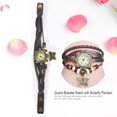 thumbnail image 2 of Reloj de Cuarzo Jadeshay pulsera de PU tejido trenzado Reloj redondo, 2 of 8