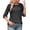 Black, variant on OSOLU Solid Color Women Casual Tops Button Half Sleeve T-Shirt Tee Tops Comfort Dailywear