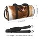 thumbnail image 2 of Balery Happy Fluffy Running Dog Bolsa de Gimnasio para Mujeres y Hombres, Bolsa de Viaje Impermeable, Bolsa de Fin de Semana con Compartimento para Zapatos y Bolsillo Húmedo, 2 of 6