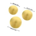 thumbnail image 2 of OULII 3Pcs Party Cake Board Round Cake Holder Golden Corrugated Paper Cake Transfer for Bakers, 2 of 8