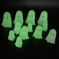thumbnail image 6 of Glow-in-the-Dark Ghost Figurine - Medium - 3D Printed Miniature Halloween Dollhouse Decor for Craft Projects or Displays, 6 of 6