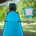 thumbnail image 4 of Gymax Portable Pop Up Privacy Shower Tent Toilet Changing Room Camping Hiking Blue, 4 of 10