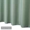 thumbnail image 7 of Haperlare Extra Long Shower Curtain 84 inches Length Waffle Heavy Duty Fabric Shower Curtain Bathroom Shower Curtain, Sage Green, 1 Set, 7 of 7