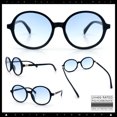 thumbnail image 2 of SA106 Vintage Style Oversized Round Retro Womens Sunglasses / Black - Blue, 2 of 7