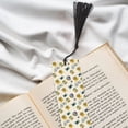 thumbnail image 6 of Kdxio Travel Elements Print Metal Tassel Bookmarks,Perfect Gift for Art Lovers and Bookworms Metal Bookmarks for Women, 6 of 8