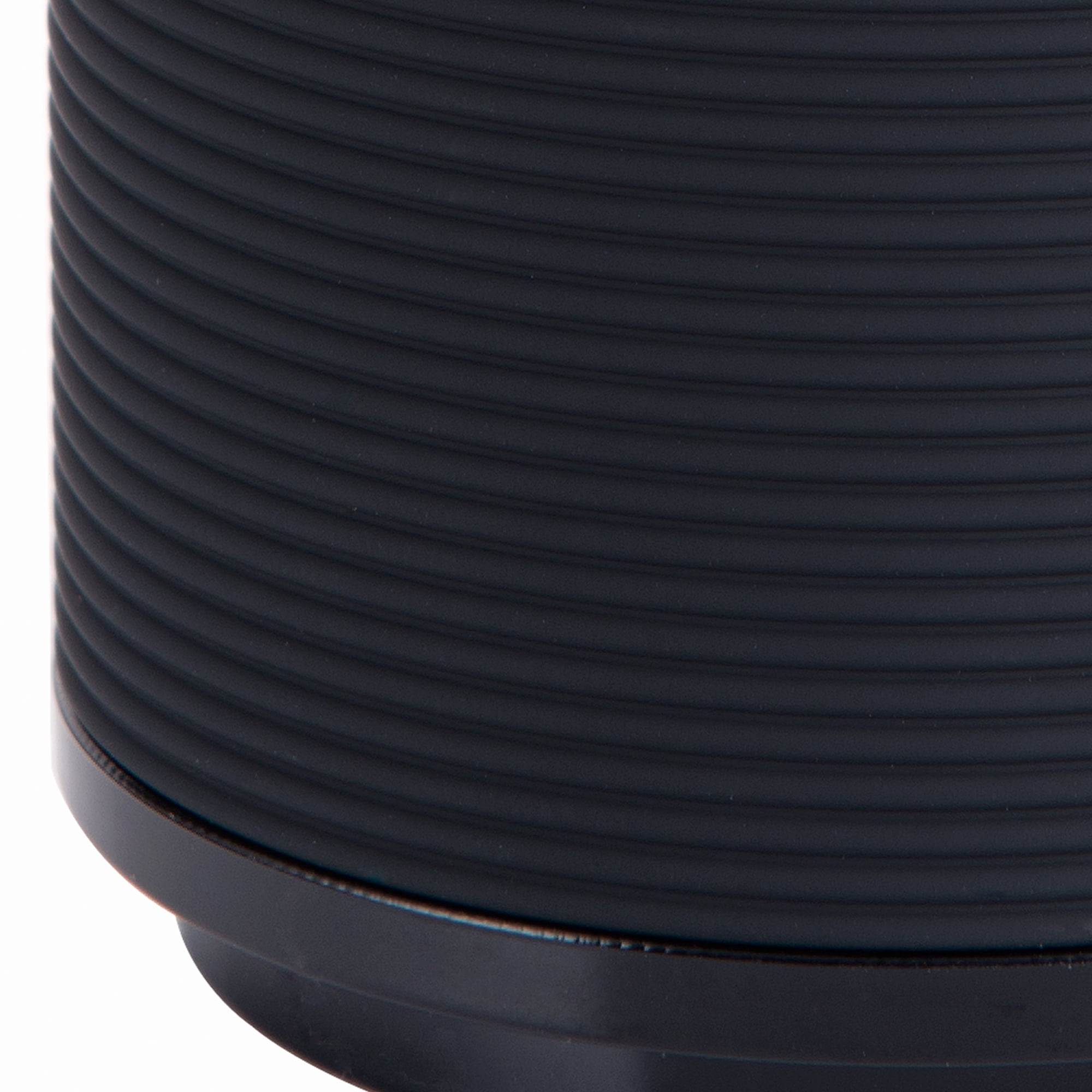 Mainstays Soft Touch Black Plastic Soap Dish, 1 Each