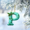 thumbnail image 4 of Wzzjkit 26 Alphabet Series 2D Acrylic Backpack Car Pendant Decoration Ornament, 4 of 7