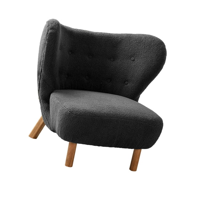 Silla de sofá individual,Sofá individual Accent Sofa Cosy para adultos,Sala de estar minimalista y moderna con una sola silla.,Sofá perezoso individual Silla decorativa Sofá de negro