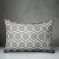 thumbnail image 2 of Creative Products Grey Mid Mod Circle 14x20 Spun Poly Pillow, 2 of 2