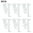 thumbnail image 2 of 6 Pieces Valance Clips 2 Inch Clear Blind Clips for Blind Valance, 2 of 5