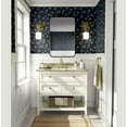 thumbnail image 2 of S4sassy Removable Nature-inspired Waterproof Wall Wrap, Wallcover, Meadow Blossom Print Contact Paper for Walls, Cabinets, and Dresser, Self Adhesive Vinyl Wallpaper Roll- Gray (25"x240" inch), 2 of 9