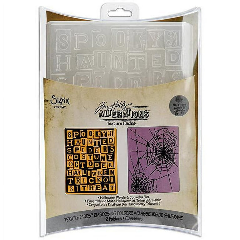 Sizzix Tim Holtz Texture Fades Alterations Collection Embossing