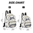 thumbnail image 2 of FORMRS Mini Backpack Purse for Women Travel Daypack Casual Shoulder Bag, Black Cute Cat, 2 of 7