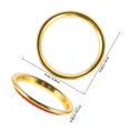 thumbnail image 2 of unbranded 4Ud Anillo Aire Acondicionado Dorado Inoxidable Elegante Y Duradero, 2 of 6