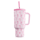 thumbnail image 1 of Vaso Térmico De Acero Inoxidable Con Calor/frío 40oz lazo rosa, 1 of 5