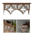 thumbnail image 4 of Étagère Murale Rangement Rustique Suspendu Rétro pour Bureau Maison Couloir Décor 40cmx18cmx17cm, 4 of 8