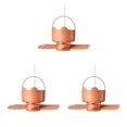 thumbnail image 4 of Injueey Ventilador de techo USB Ventiladores eléctricos silenciosos Control remoto colgante de 3 velocidades Función de sincronización Type1 NO1, 4 of 6