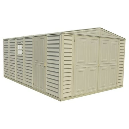 Duramax Building Products 10 ft. 5 in. W x 15 ft. 5 in. D Plastic Garage Shed