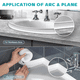 thumbnail image 5 of Rawiri Tira selladora de baño, tira de calafateo autoadhesiva de 11 pies, antimoho impermeable, cinta de sellado simple con herramienta de sellado para bañera, inodoro, ducha, pared, esquina, cocina, 5 of 7