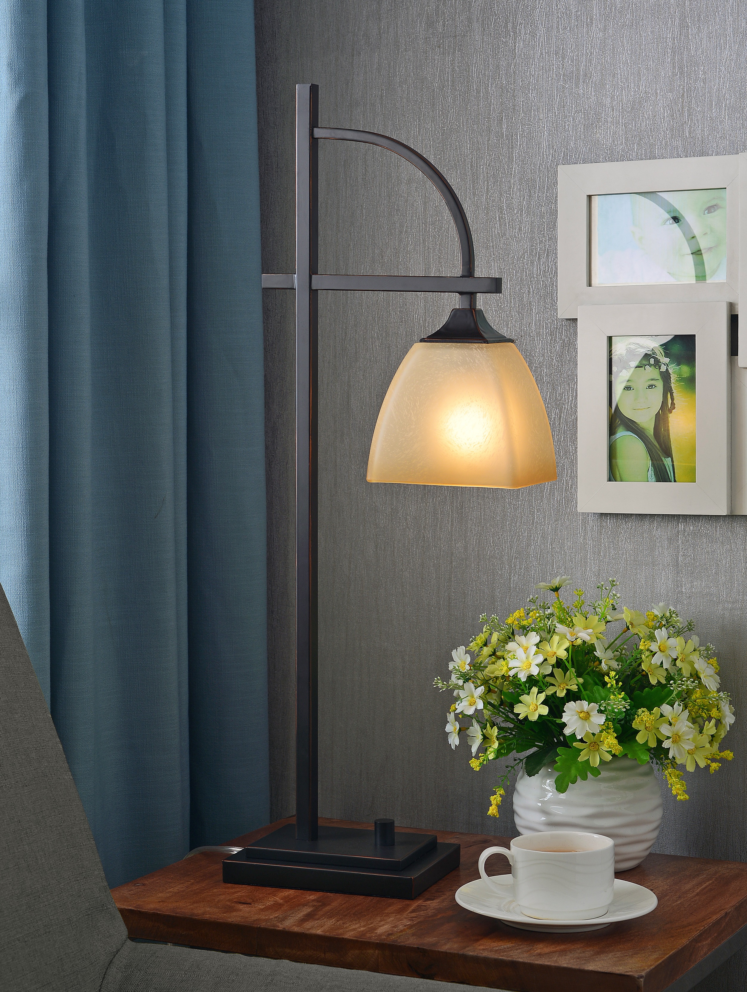 Kenroy Home Arch Table Lamp, Oil Rubbed Bronze