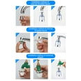 thumbnail image 3 of Luxtrada 360° Rotating Sink Water Filter, Kitchen Bathroom Universal Sink Water Faucet Filter Removes Chlorine Fluoride Heavy Metals, 3 of 9