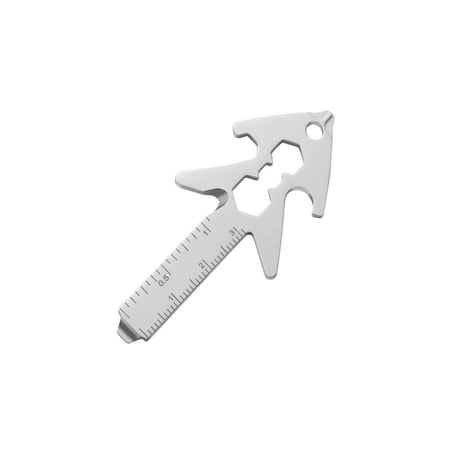 Creative Festives Shape Multitool With Bottle Openers Screwdriver Measurement for Camping Hiking Trip