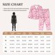 thumbnail image 4 of Balery Pink bows Conjunto de Pijama con Estampado para Mujer, Conjunto de Dos Piezas con Manga Larga, Ropa de Dormir Suave con Bolsillos, Pijamas Cómodos-Medium, 4 of 7